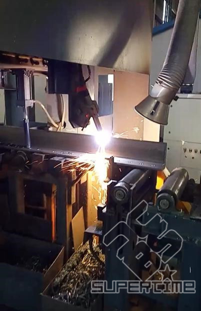 Supertime CNC Angle Drilling with Plasma Cutting