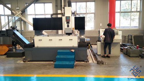 CNC plate drilling machine commissioning