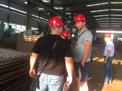 Onsite visit GZP4060 CNC tube plate drilling