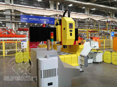 Supertime CNC tube plate drilling machine serves Haier Group