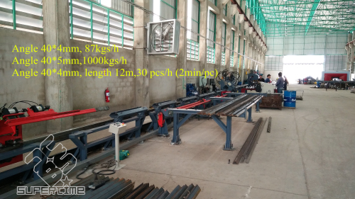 JX0808 CNC Angle Punching Machine in Thailand Workshop